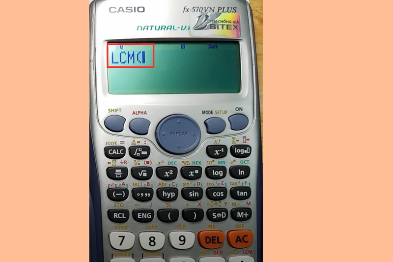 Cách tìm bội chung nhỏ nhất trên máy tính Casio (6)