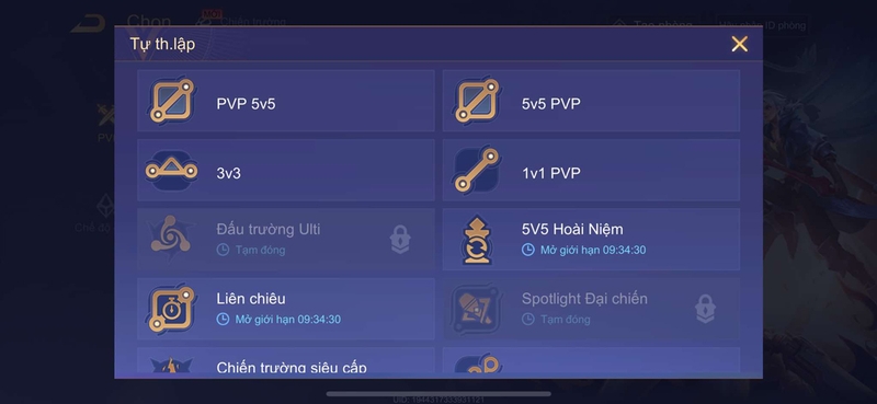 Cách tìm ID phòng trong Liên Quân 8