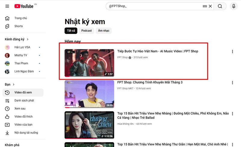 Tìm bằng video đã xem bước 1 (1)