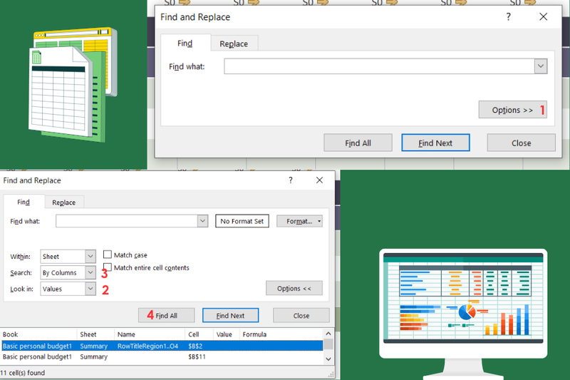 cách tìm ô trống Excel (3)