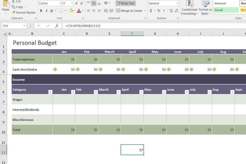 cách tìm ô trống Excel (5)