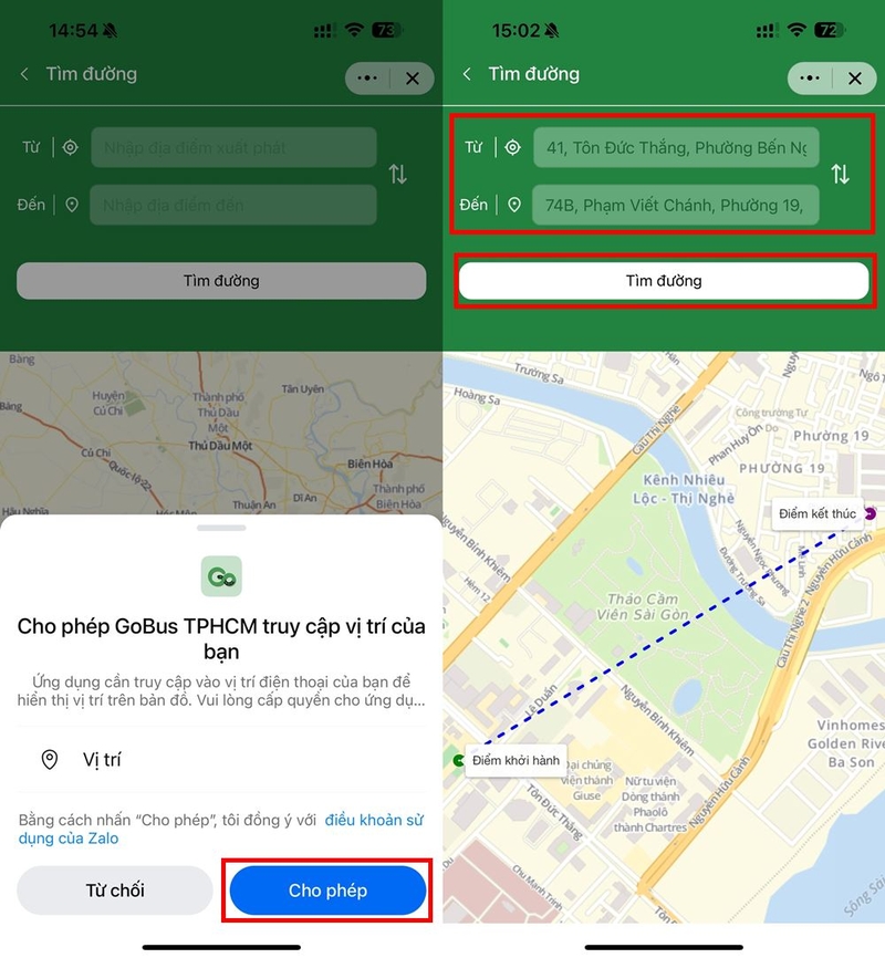 Cách tìm các tuyến xe buýt trên Zalo ảnh 3
