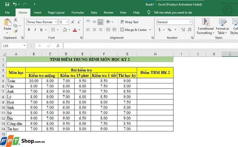Thường xuyên cập nhật điểm số