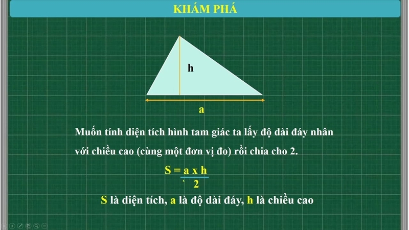 Cách tính diện tích tam giác - hình 1