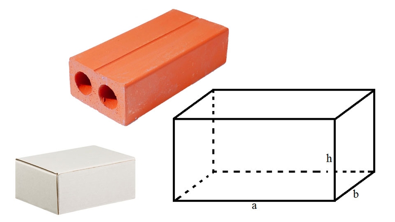 Hình hộp chữ nhật được cấu tạo bởi 6 mặt phẳng