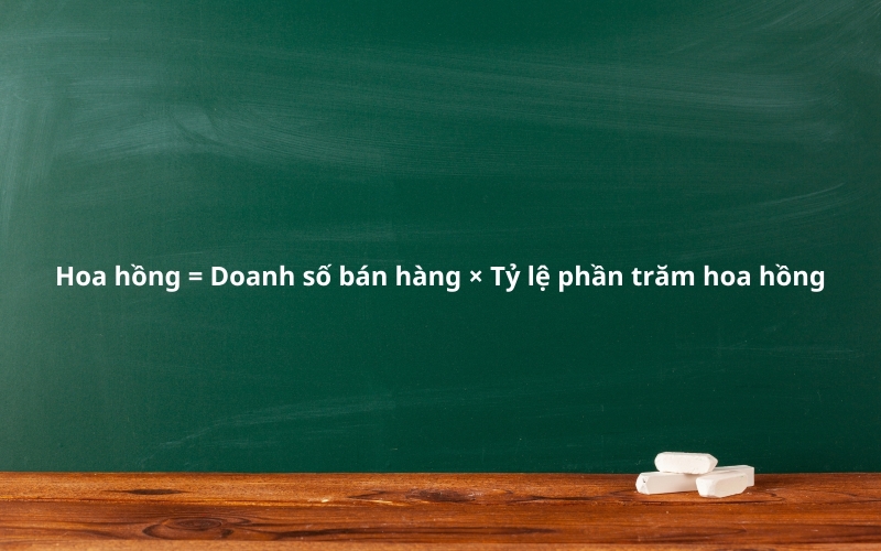 Tính hoa hồng theo phần trăm doanh số