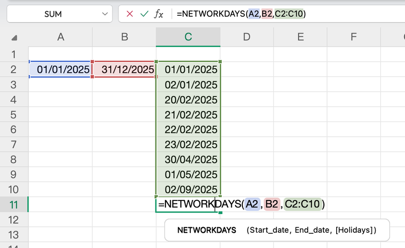 cách tính số ngày trong excel - Hình 5