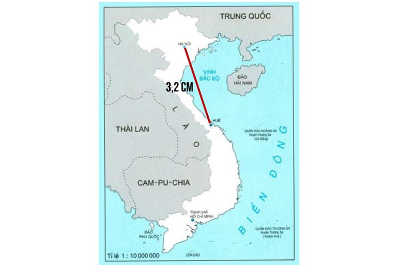 cách tính tỉ lệ bản đồ (ảnh 4)