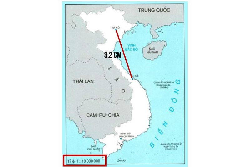 cách tính tỉ lệ bản đồ (ảnh 5)
