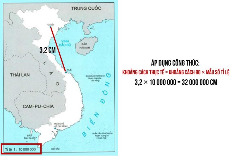 cách tính tỉ lệ bản đồ (ảnh 6)
