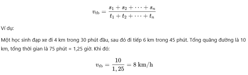 cách tính vận tốc trung bình ảnh 1