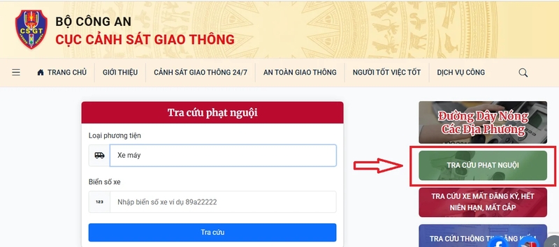 Cách tra cứu phạt nguội 2026 (ảnh 7)