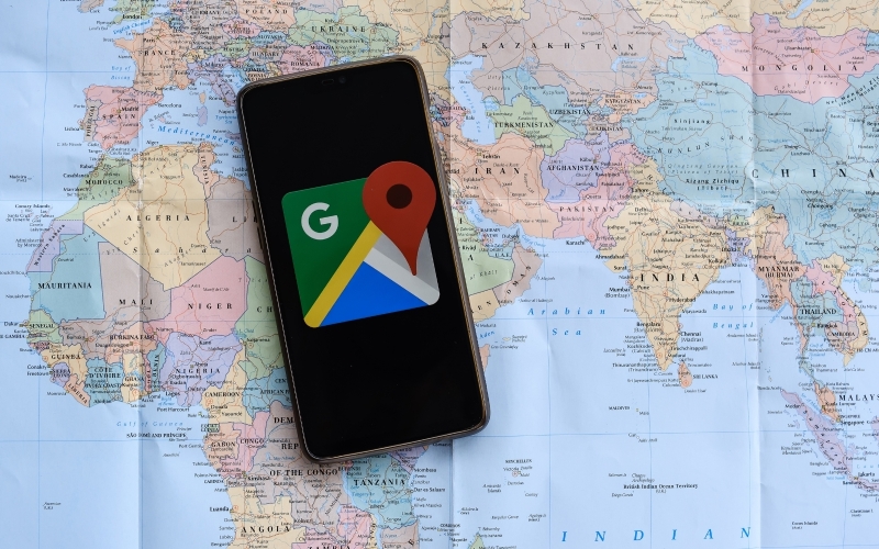 Tra cứu bằng Google Maps kết hợp bộ lọc đánh giá