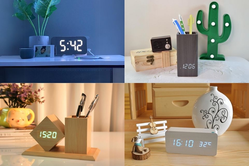 Tô thêm điểm nhấn với đồng hồ để bàn