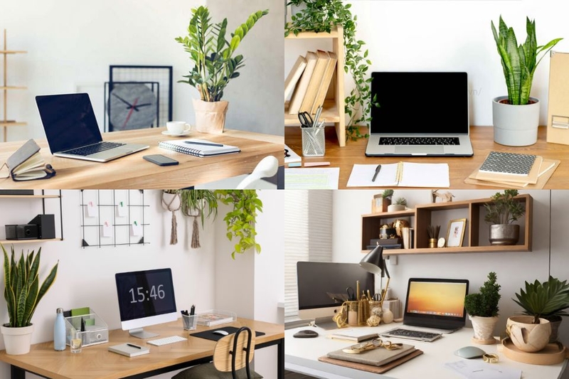 Các cách trang trí bàn làm việc đơn giản nhưng đẹp mê ly