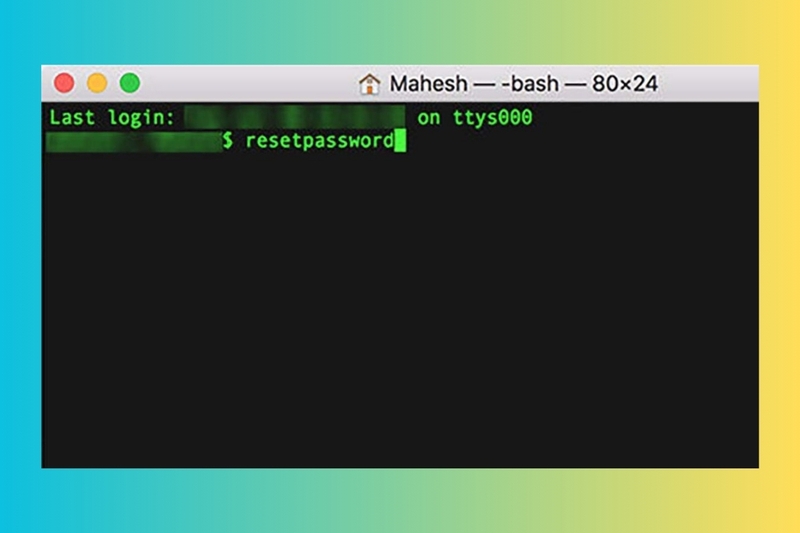 cách truy cập vào MacBook khi quên mật khẩu hình 5