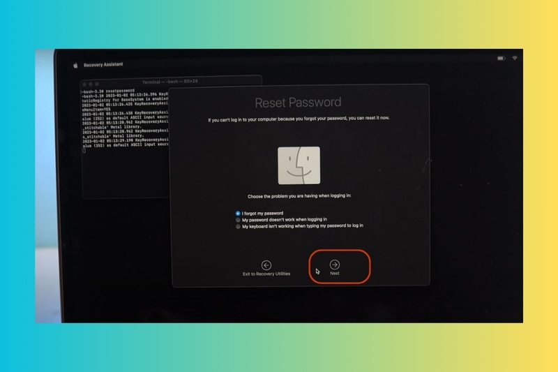 cách truy cập vào MacBook khi quên mật khẩu hình 6