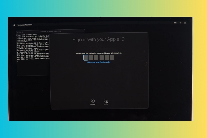 cách truy cập vào MacBook khi quên mật khẩu hình 7