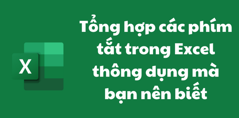 Những phím tắt tạo khung viền trong Excel nhanh