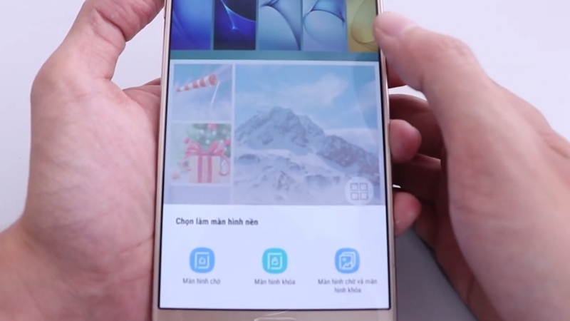 Chọn Màn hình khóa