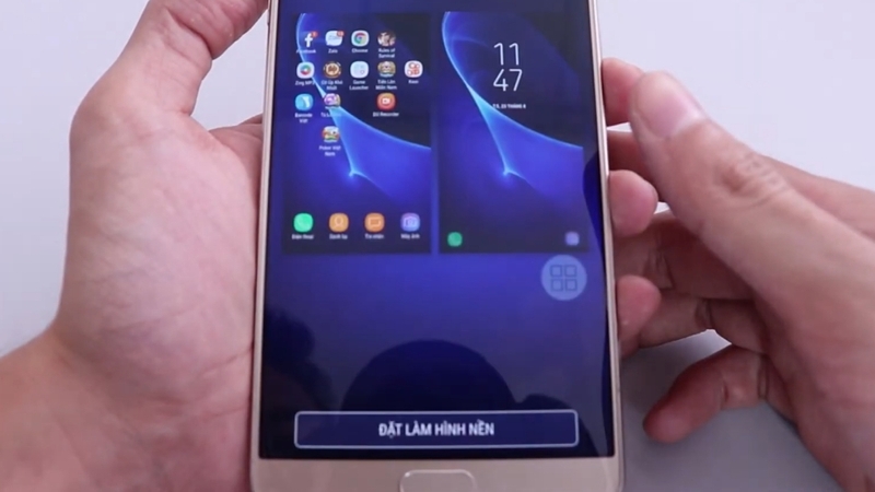 Chọn Đặt làm hình nền