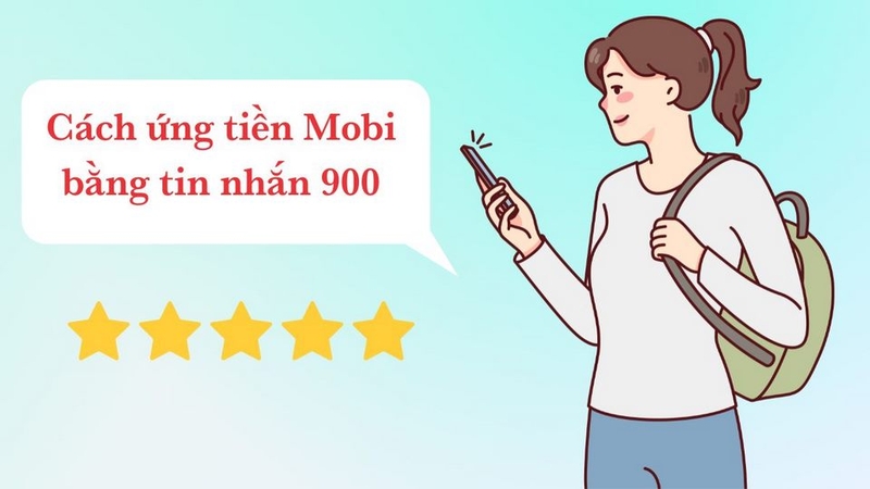 Ứng tiền Mobi 20.000đ qua tin nhắn 900