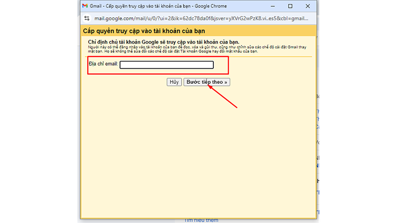 cách ủy quyền truy cập Gmail (hình 4)