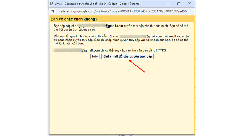cách ủy quyền truy cập Gmail (hình 5)