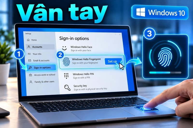 cách vào máy tính không cần nhập mật khẩu Windows 10 ảnh 2