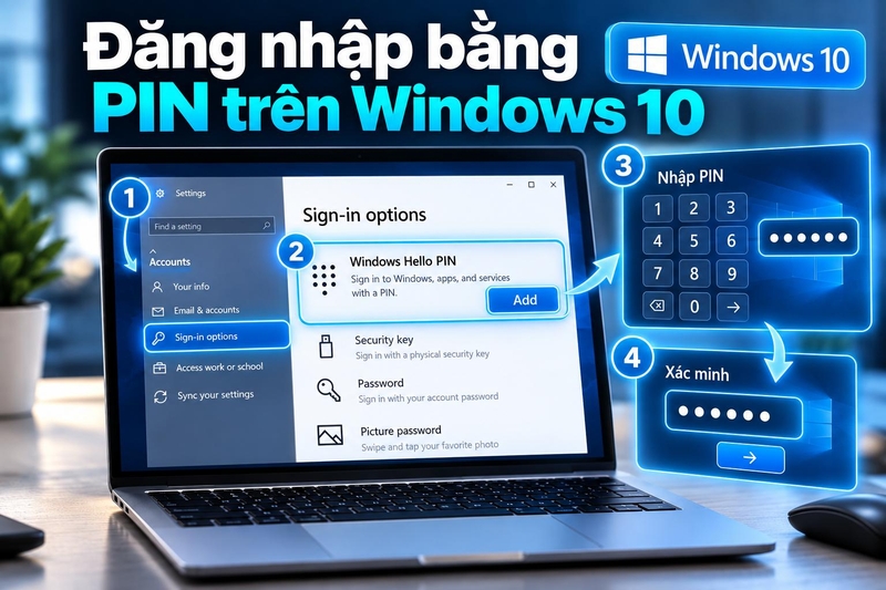 cách vào máy tính không cần nhập mật khẩu Windows 10 ảnh 3