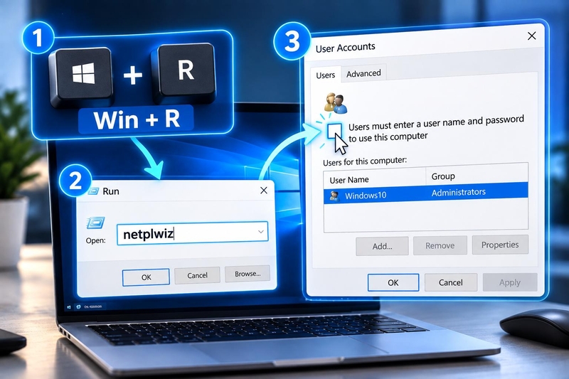 cách vào máy tính không cần nhập mật khẩu Windows 10 ảnh 5