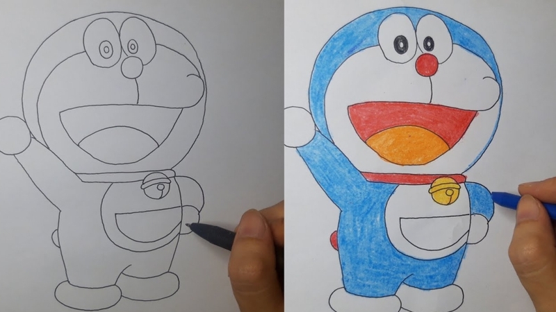 Một số lưu ý khi vẽ Doraemon