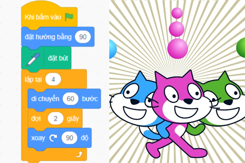Cách vẽ hình tròn trong Scratch (1)
