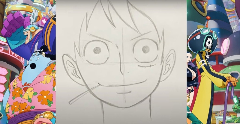 cách vẽ luffy 15