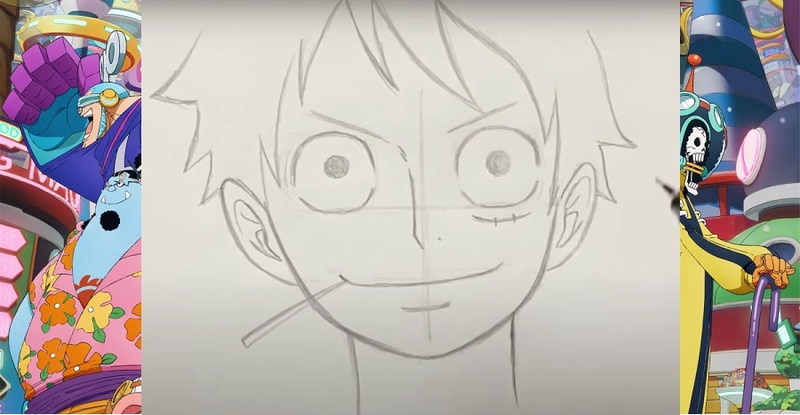 cách vẽ luffy 16