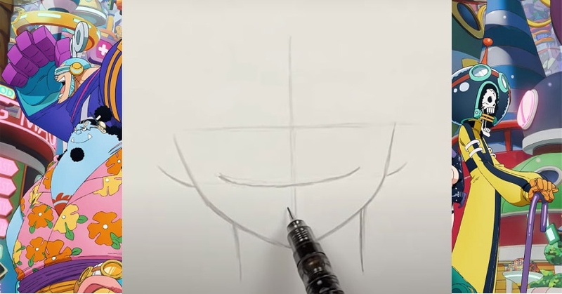 cách vẽ luffy 5