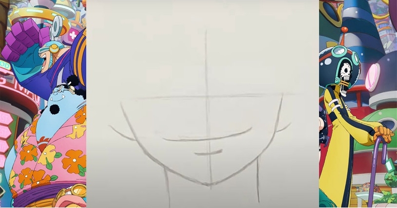 cách vẽ luffy 6