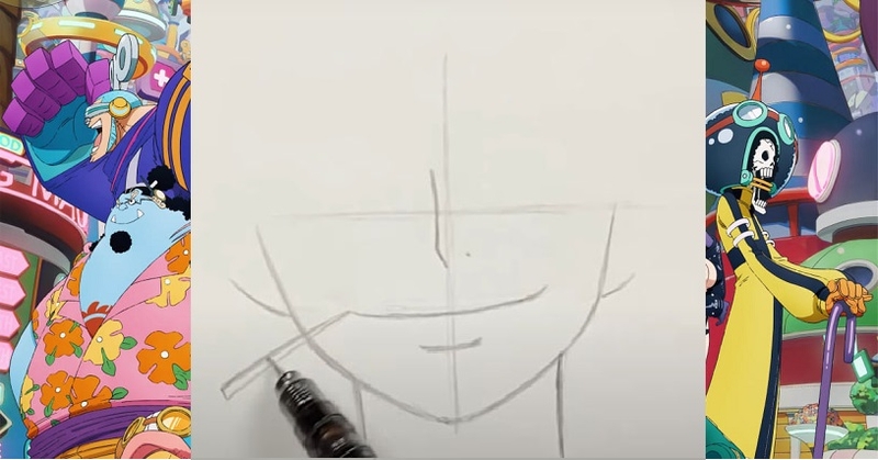cách vẽ luffy 7