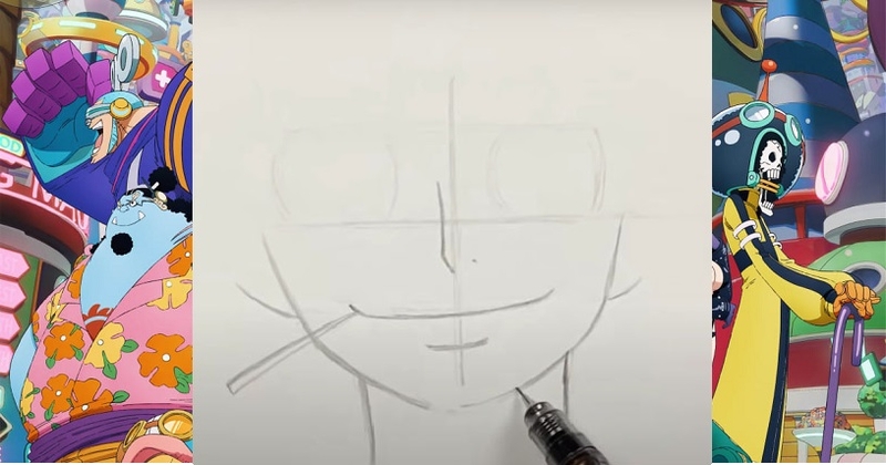 cách vẽ luffy 8