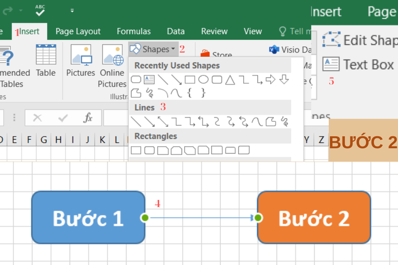 cách vẽ lưu đồ trong excel (7)