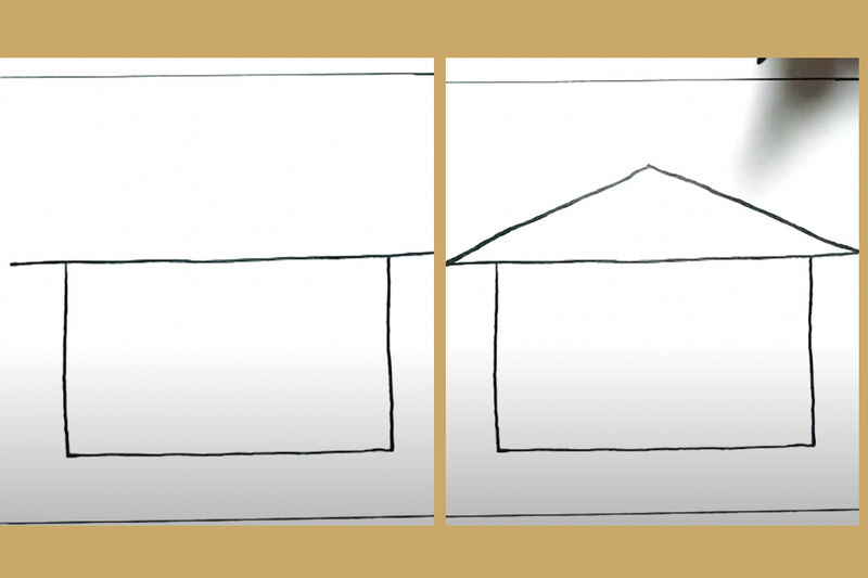 cách vẽ ngôi nhà (2)