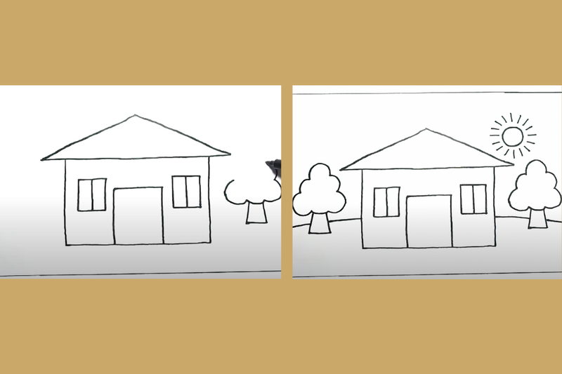 cách vẽ ngôi nhà (4)