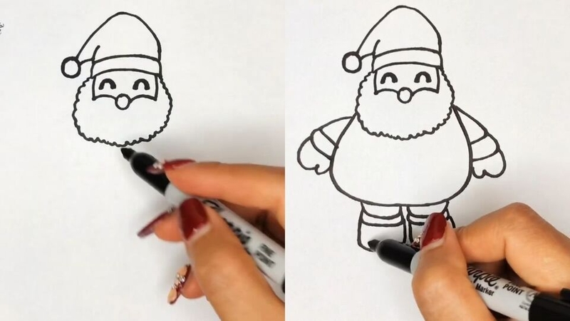 Phác thảo hình ảnh ông già Noel