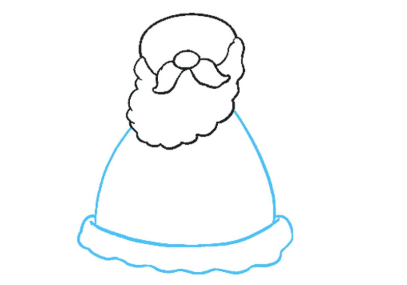 Vẽ thân và trang phục cho ông già Noel
