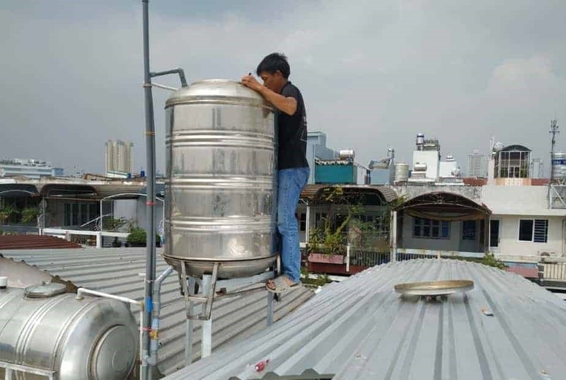 Khử trùng bồn nước bằng Clo