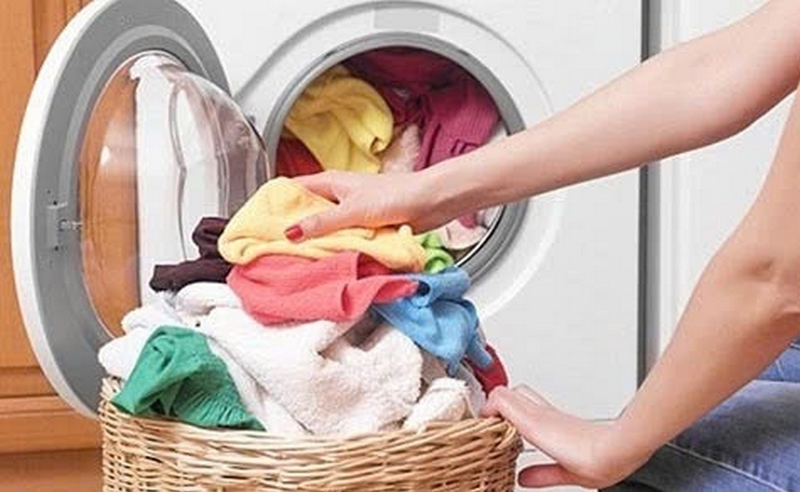 Cách vệ sinh máy giặt bằng bột tẩy ảnh 3