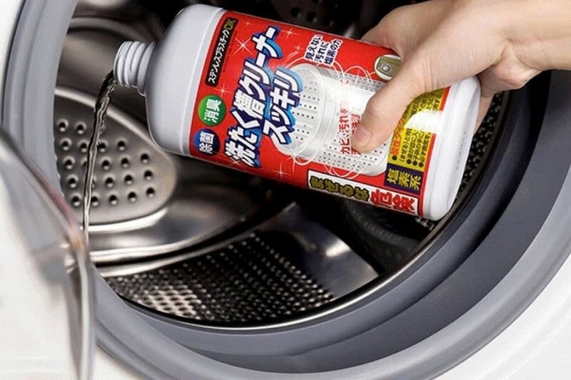 Cách vệ sinh máy giặt bằng nước tẩy ảnh 5