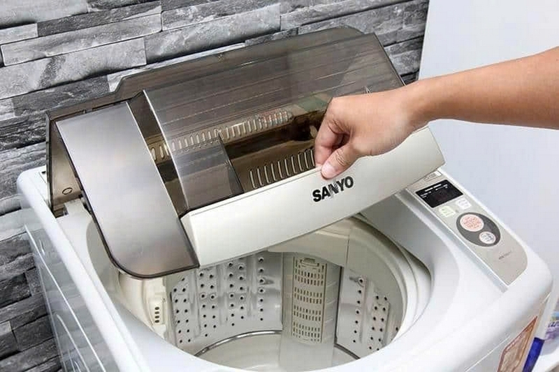 Cách vệ sinh máy giặt bằng nước tẩy ảnh 7