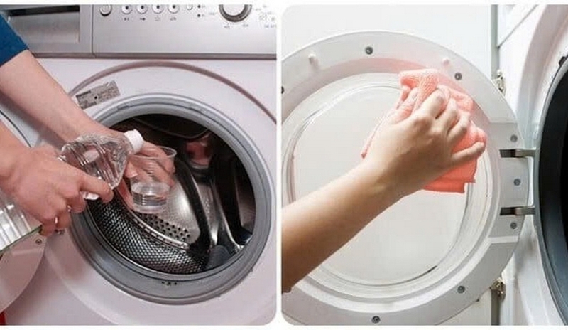Cách vệ sinh máy giặt bằng nước tẩy ảnh 8