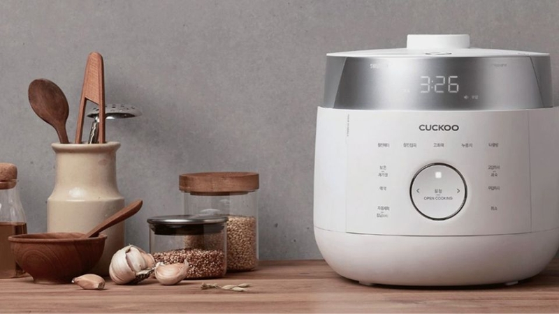 cách vệ sinh nắp nồi cơm điện Cuckoo 1